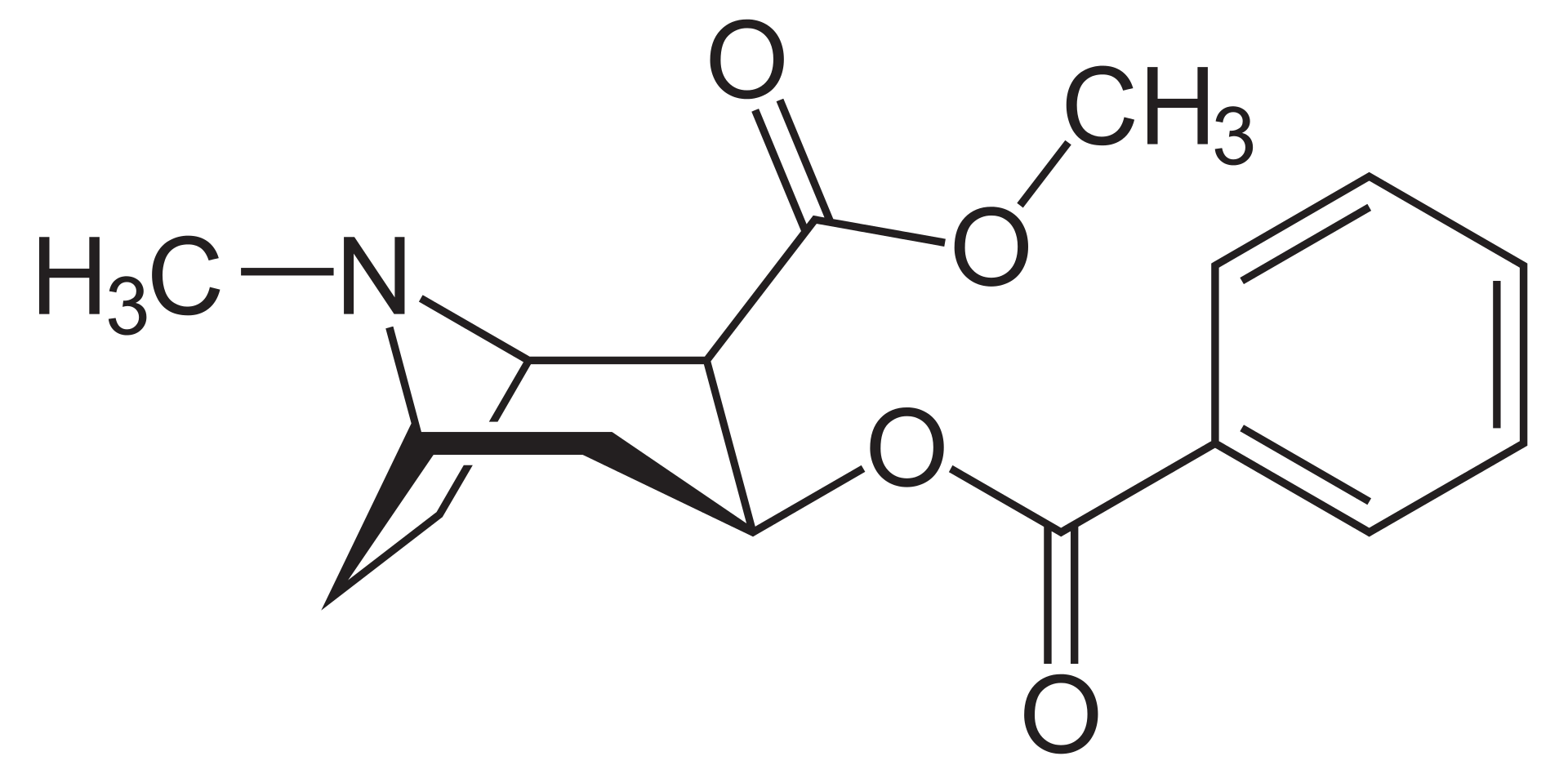 chemical structure of cocaine